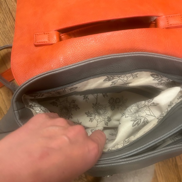 Vegan leather backpack, like new - Picture 14 of 16